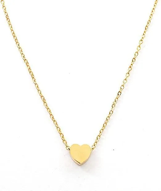 Tiny heart Necklace Golden
