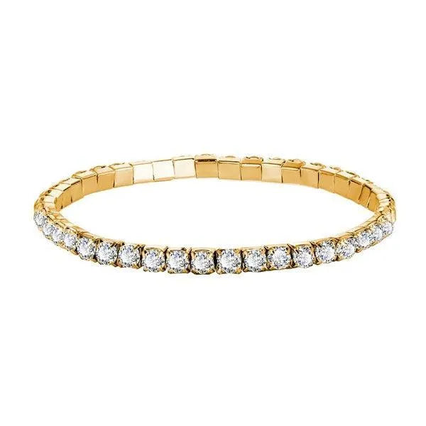 Adjustable Zircon Kara Bracelet